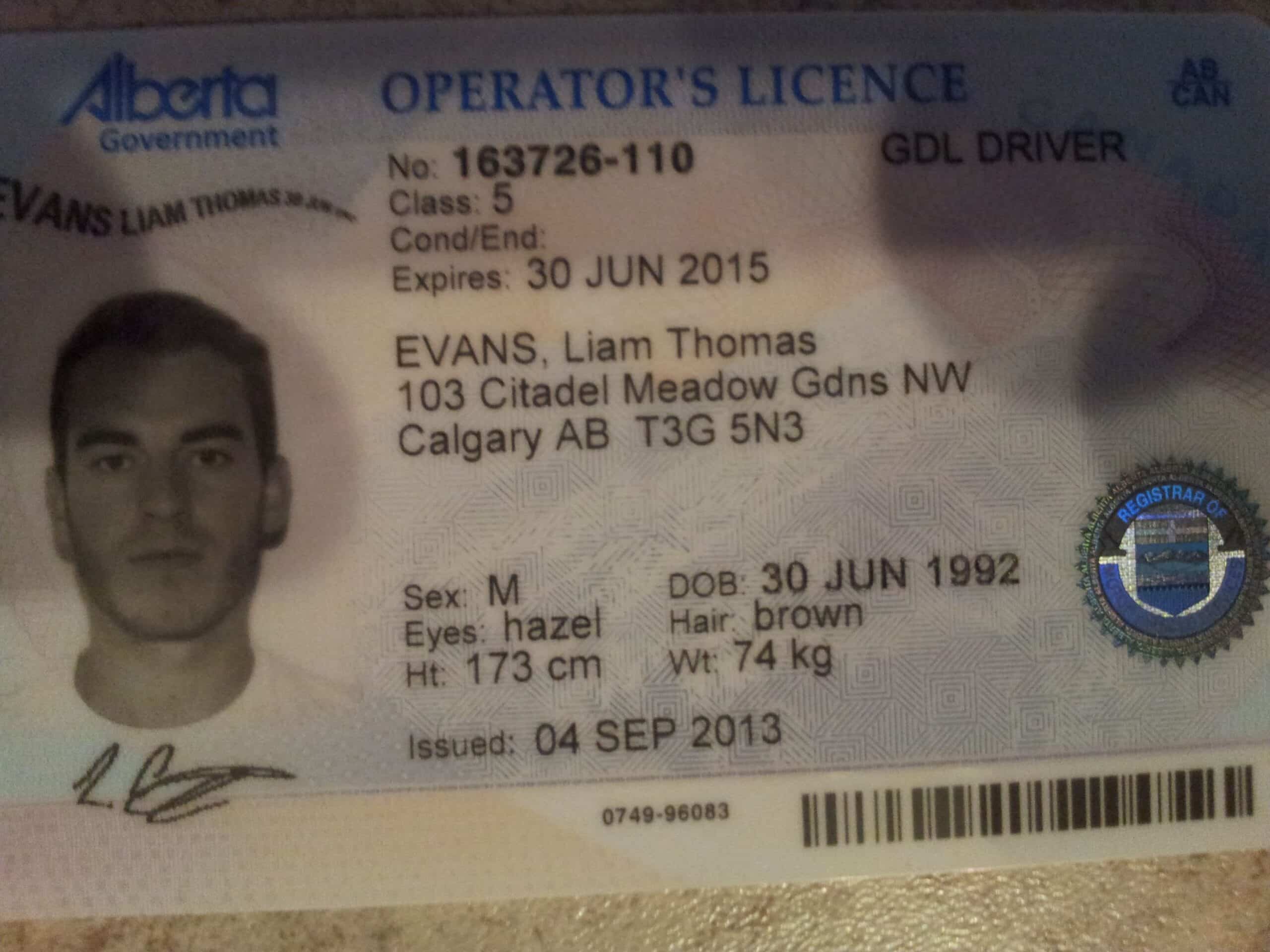 Buy Alberta Driving Licence and ID Card Buy Global Document