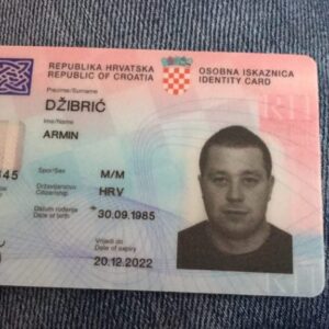 Buy ID Card Of Croatia online