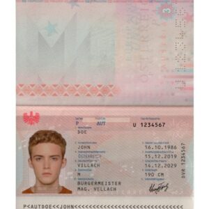 Buy Fake Austrian Passport online