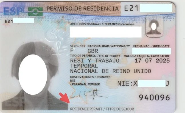 Buy Spanish Permanent Residence Card - Image 2
