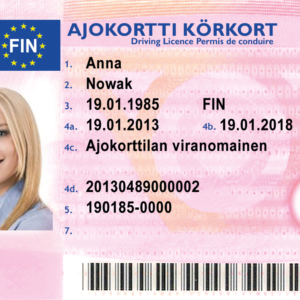 Buy Driving License of Finland